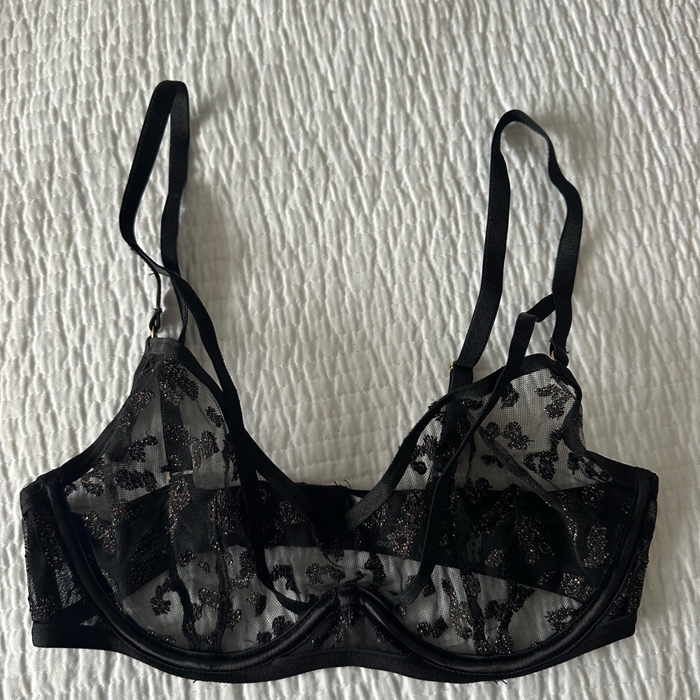 Cheetah Lace Bra
